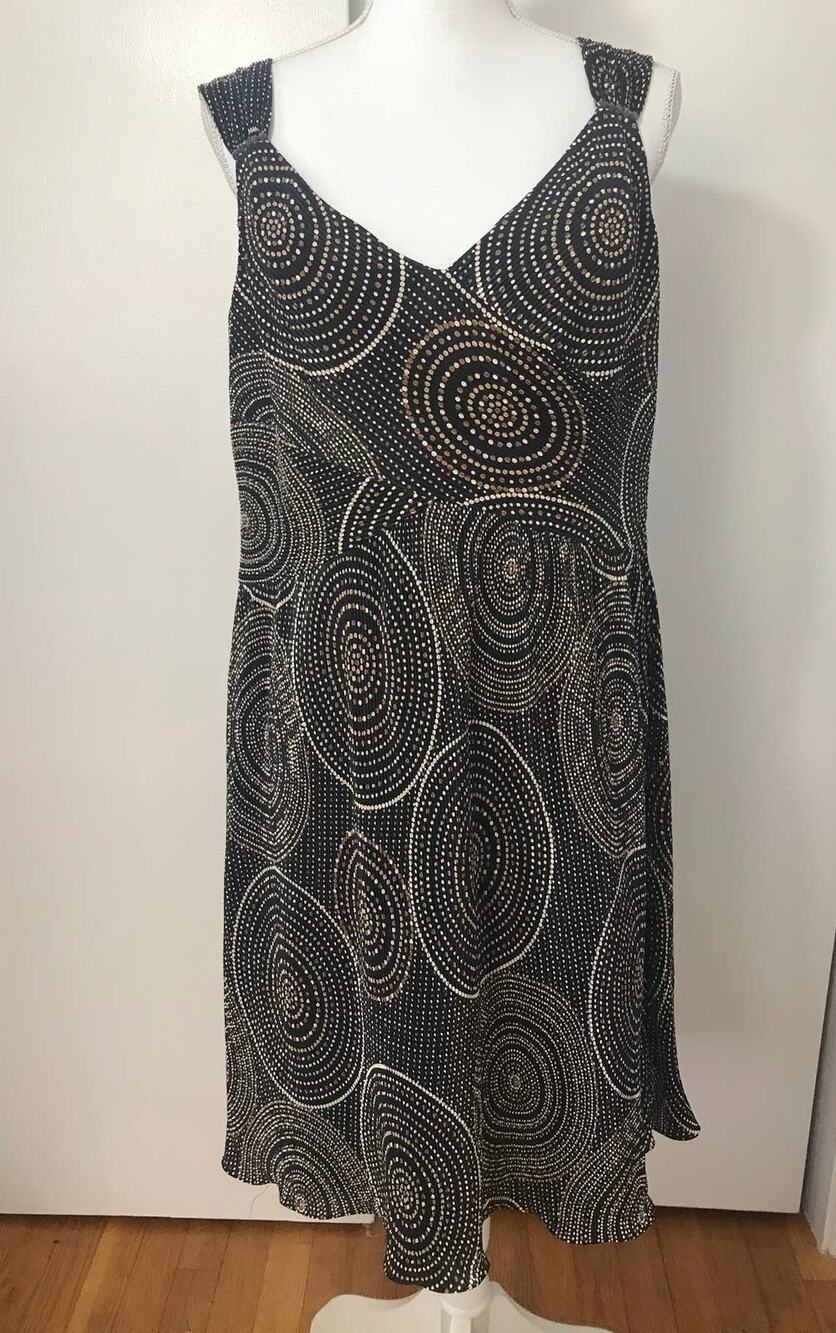 Women's Sleeveless Shift Dress Plus Size 16 Evan Picone
